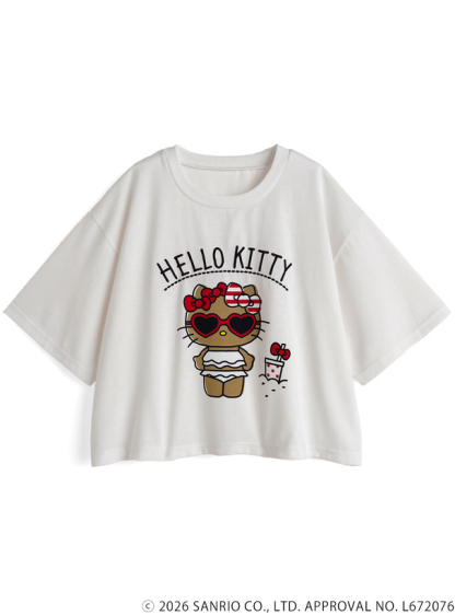 預訂GRL Hello Kitty夏日印花T恤