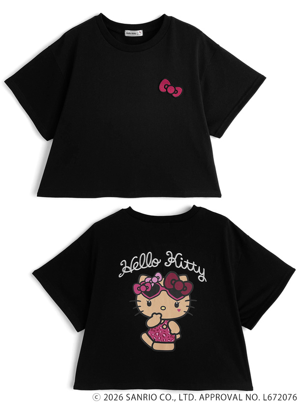 預訂GRL Hello Kitty曬黑印花T恤 預訂GRL Hello Kitty曬黑印花T恤