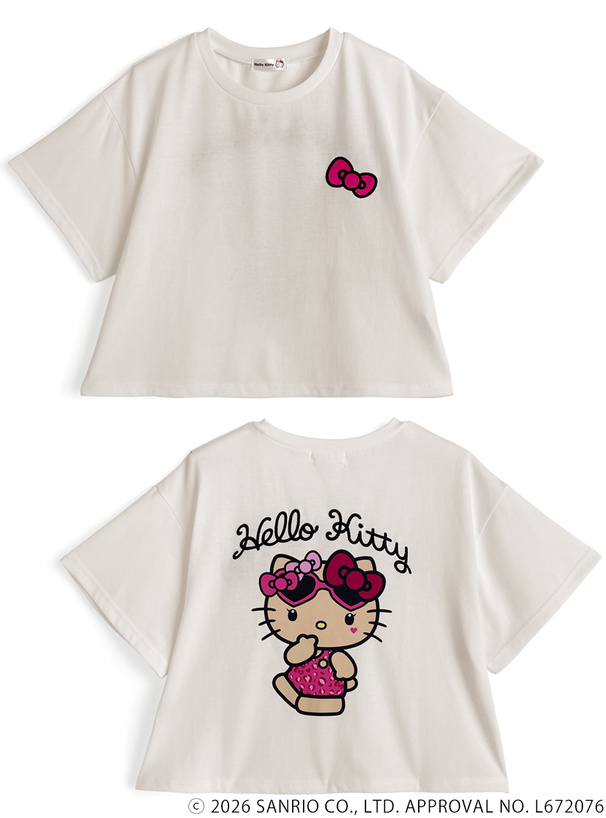 預訂GRL Hello Kitty曬黑印花T恤