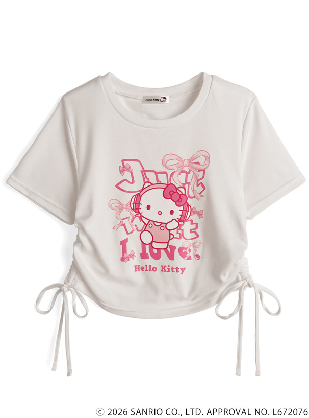 預訂GRL Hello Kitty抽繩印花T恤