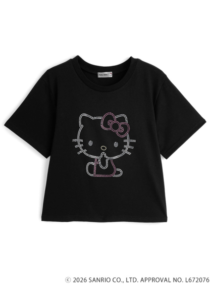 預訂GRL Hello Kitty水鑽T恤 米白色