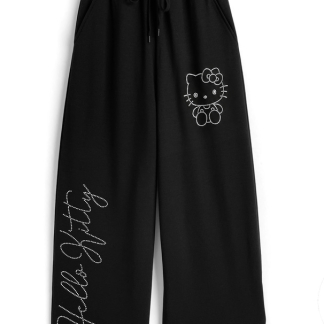 預訂GRL Hello Kitty水鑽寬腳褲