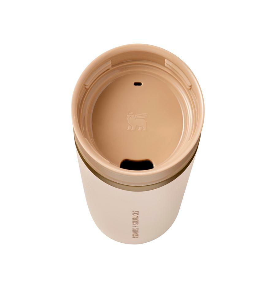預訂2026 韓國Starbucks 聖誕限定 米白金不鏽鋼外帶杯(連提手)473ml