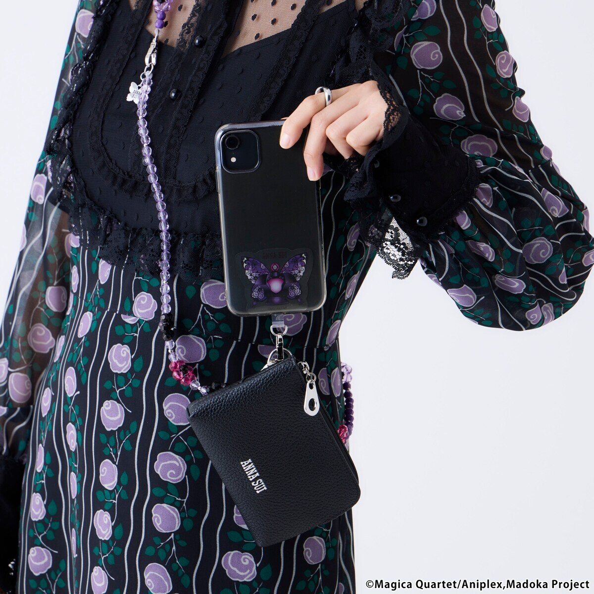 訂貨 ANNA SUI 魔法少女小圓 手機斜揹掛繩 焰