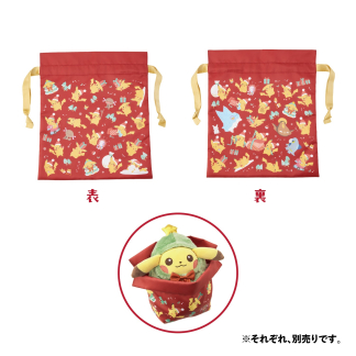 預訂pokemon 聖誕節準備中！系列 聖誕大束口袋