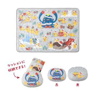 預訂pokemon 聖誕節準備中！系列 毛毯連坐墊