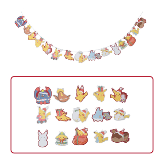 預訂pokemon 聖誕節準備中！系列 花環