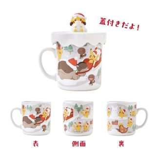 預訂pokemon 聖誕節準備中！系列 有蓋馬克杯
