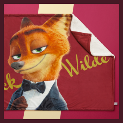 預訂Nick Wilde x tokyo banana 毛毯