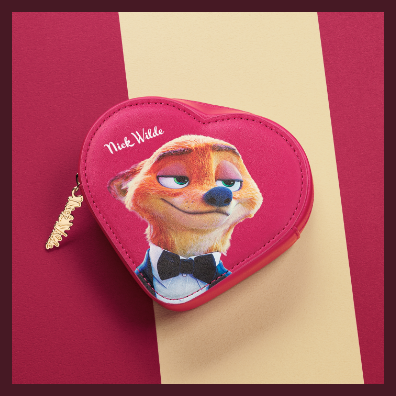 預訂Nick Wilde x tokyo banana 心形小包